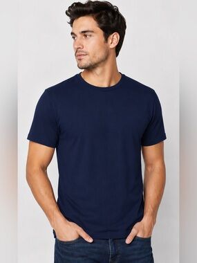 KMA Navy Ultra-Soft Stretch Tee Shirt